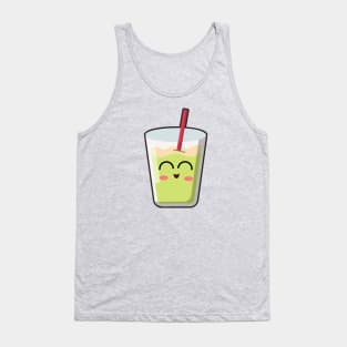 Kawaii Cute Avocado fruit juice drink Tank Top